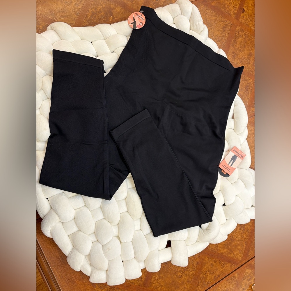 Shapermint Essentials High Waisted Shaping Black Leggings